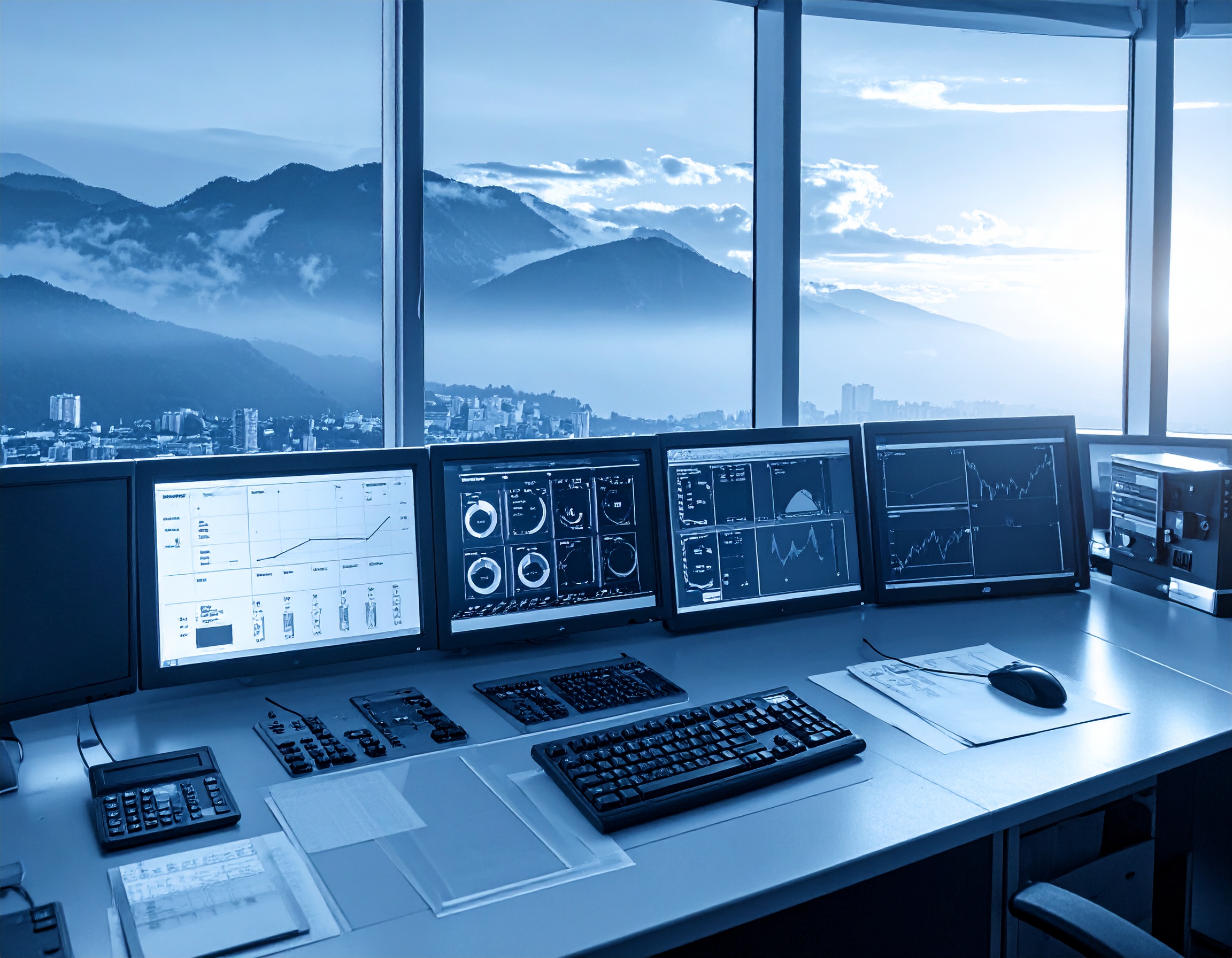 Панель управления с данными учёта